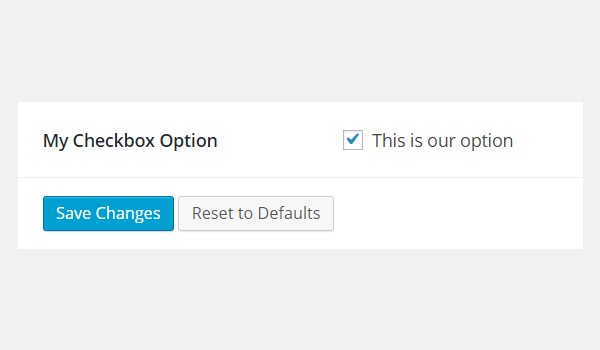 Saving the checkbox