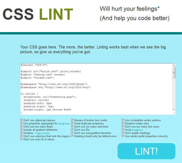 CSSLint