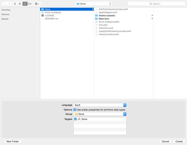 Configuring The NSManagedObject Subclass